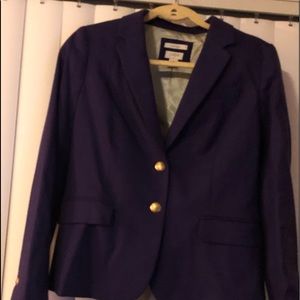 J.Crew Purple Schoolboy Blazer Size 6